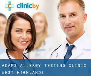 Adams Allergy Testing Clinic (West Highlands)