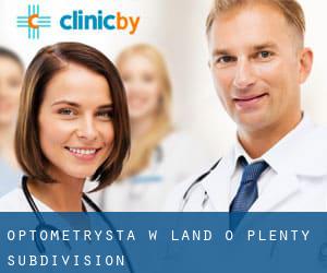 Optometrysta w Land-O-Plenty Subdivision