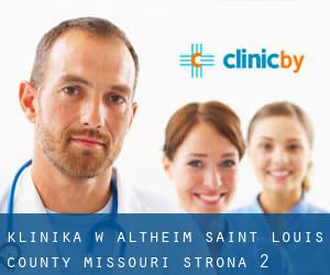 klinika w Altheim (Saint Louis County, Missouri) - strona 2