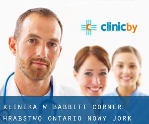 klinika w Babbitt Corner (Hrabstwo Ontario, Nowy Jork)