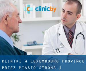 kliniki w Luxembourg Province przez miasto - strona 1